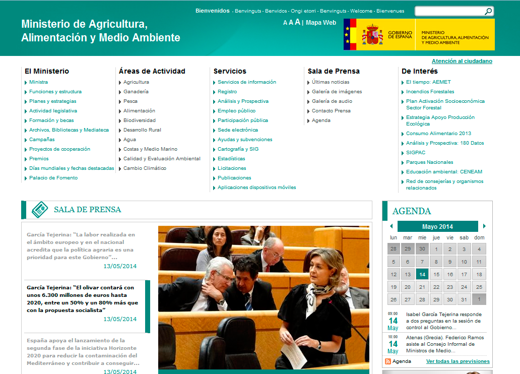 Ministerio de Agricultura, Alimentación y Medio Ambiente 